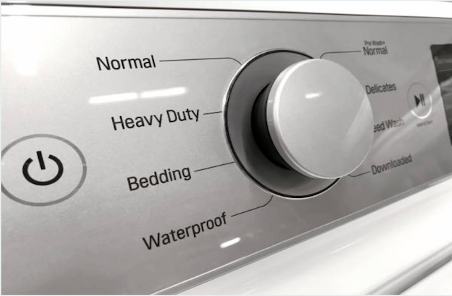 washer dryer controls